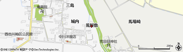 宮城県大崎市古川保柳（荒屋敷）周辺の地図