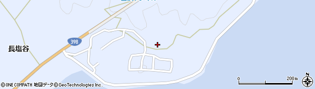 宮城県石巻市北上町十三浜上大平周辺の地図