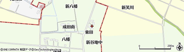 宮城県大崎市古川馬櫛（成田前）周辺の地図