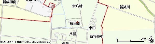 宮城県大崎市古川馬櫛（成田南）周辺の地図