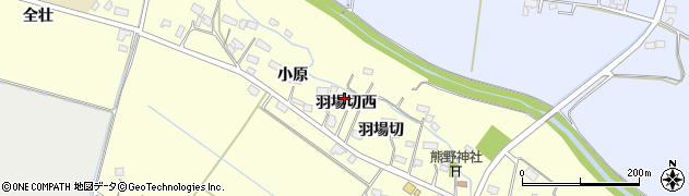 宮城県大崎市古川渋井羽場切西周辺の地図