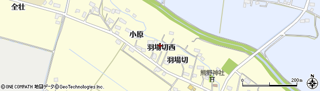 宮城県大崎市古川渋井（羽場切西）周辺の地図