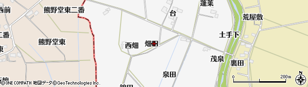 宮城県大崎市古川耳取（畑田）周辺の地図
