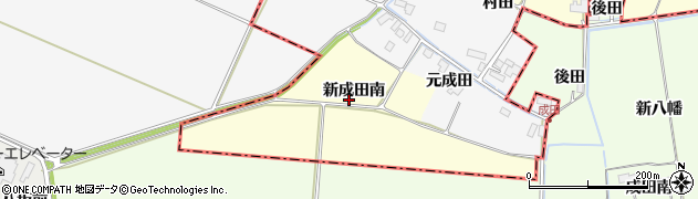 宮城県遠田郡美里町中埣新成田南周辺の地図