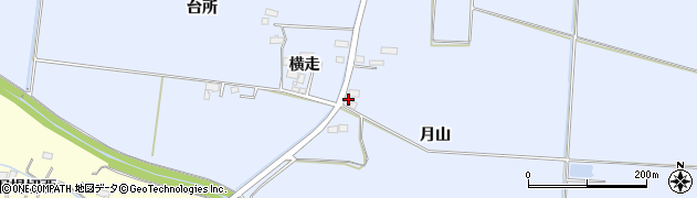 宮城県大崎市古川新田（月山）周辺の地図