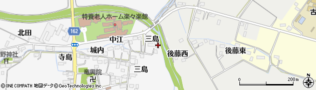 宮城県大崎市古川保柳三島周辺の地図