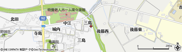宮城県大崎市古川保柳（三島）周辺の地図