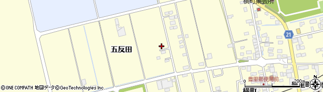 宮城県登米市豊里町五反田24周辺の地図