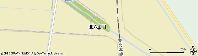 宮城県大崎市田尻大沢北六丁目周辺の地図