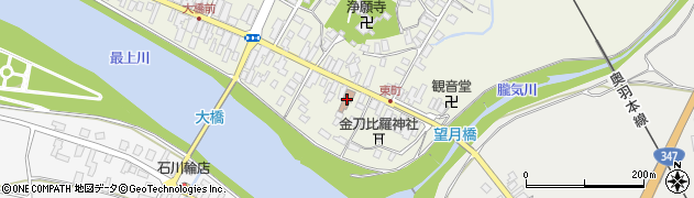 大石田郵便局周辺の地図