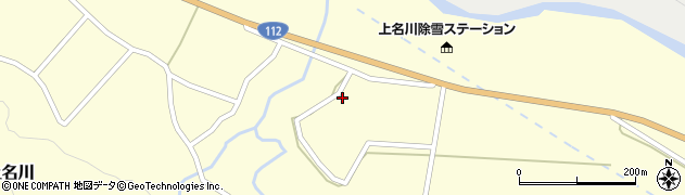 山形県鶴岡市上名川（上村）周辺の地図