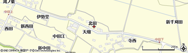 宮城県遠田郡美里町中埣北田89周辺の地図