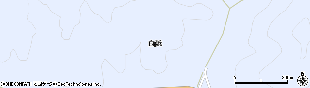 宮城県石巻市北上町十三浜（白浜）周辺の地図