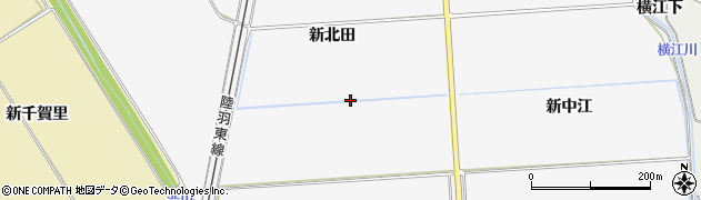 宮城県大崎市古川保柳（新北田）周辺の地図