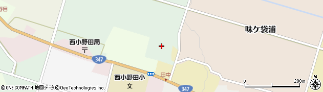 宮城県加美町（加美郡）田中浦周辺の地図