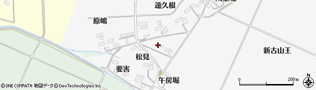 宮城県大崎市古川富長松見周辺の地図