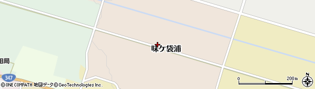 宮城県加美郡加美町味ケ袋浦周辺の地図