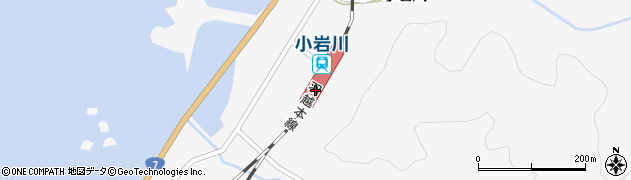 小岩川駅周辺の地図