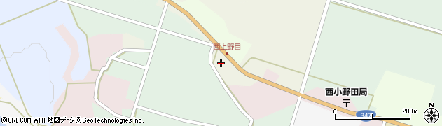宮城県加美町（加美郡）上野目梶賀沢周辺の地図