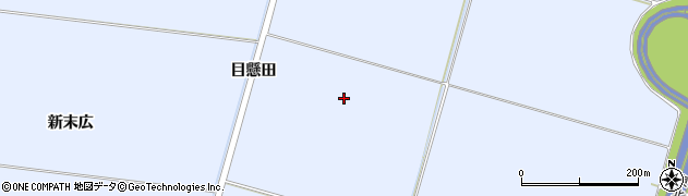 宮城県大崎市古川新田（新目懸田）周辺の地図