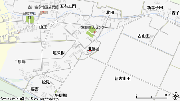〒989-6266 宮城県大崎市古川富長の地図