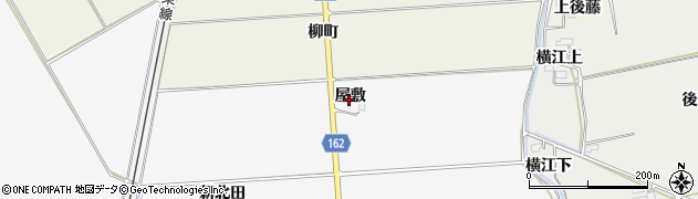 宮城県大崎市古川保柳（屋敷）周辺の地図