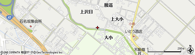 宮城県大崎市古川小泉上泉周辺の地図