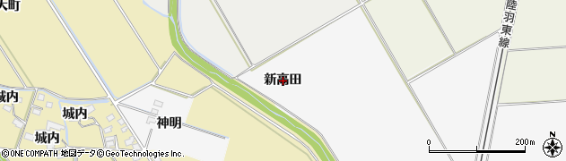 宮城県大崎市古川保柳（新高田）周辺の地図