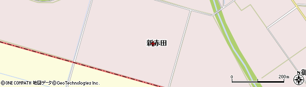宮城県大崎市田尻（新赤田）周辺の地図