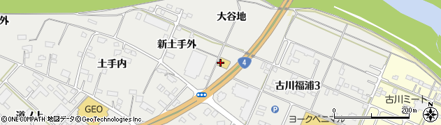 ホンダカーズ大崎　古川くるま館周辺の地図