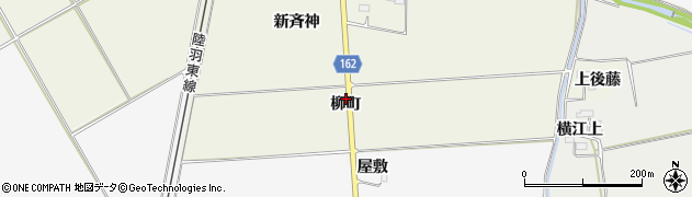 宮城県大崎市古川斎下柳町周辺の地図