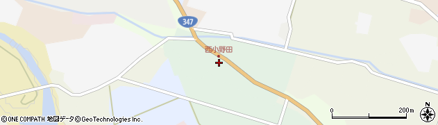 宮城県加美町（加美郡）上野目指橋（一番）周辺の地図
