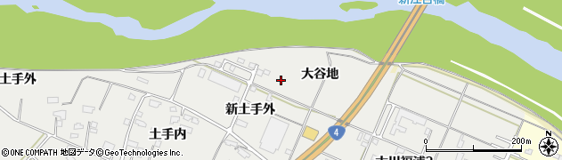 宮城県大崎市古川福浦周辺の地図