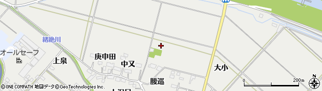 宮城県大崎市古川小泉周辺の地図
