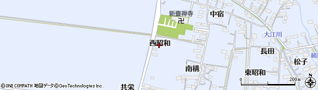 宮城県大崎市古川新田（西昭和）周辺の地図