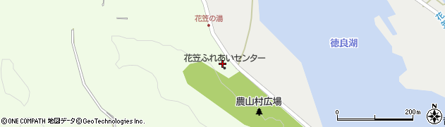 尾花沢市役所　花笠ふれあいセンター周辺の地図