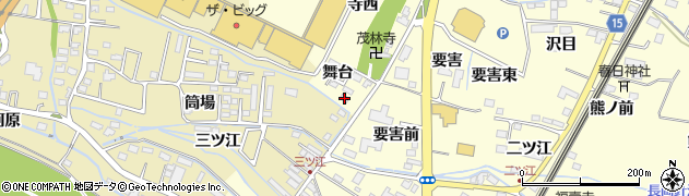 宮城県大崎市古川休塚舞台周辺の地図
