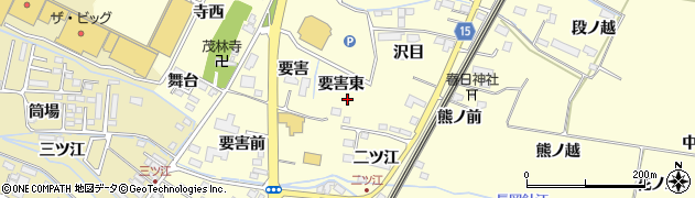 宮城県大崎市古川休塚周辺の地図