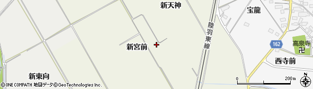 宮城県大崎市古川斎下切替周辺の地図
