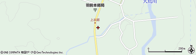 山形県鶴岡市本郷三堂周辺の地図