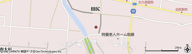 宮城県大崎市田尻北広町15周辺の地図