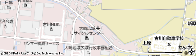 宮城県大崎市古川桜ノ目飯塚周辺の地図