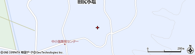 宮城県大崎市田尻小塩中北一周辺の地図