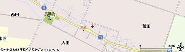 宮城県大崎市古川馬放街道南北周辺の地図