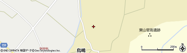 宮城県加美郡加美町鳥嶋屋敷周辺の地図