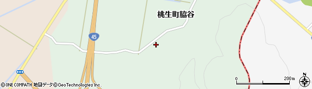 宮城県石巻市桃生町脇谷（上の山）周辺の地図