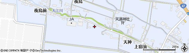宮城県大崎市古川新田子松2周辺の地図
