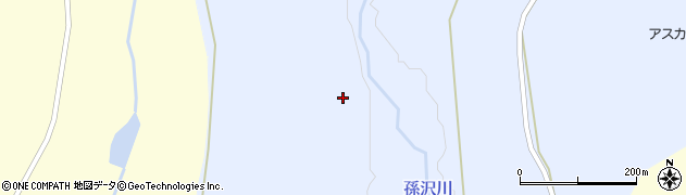 宮城県加美町（加美郡）孫沢（西山二番）周辺の地図