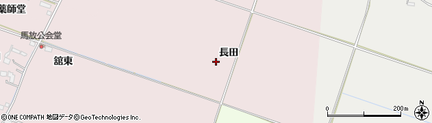 宮城県大崎市古川馬放（長田）周辺の地図