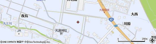 宮城県大崎市古川新田周辺の地図